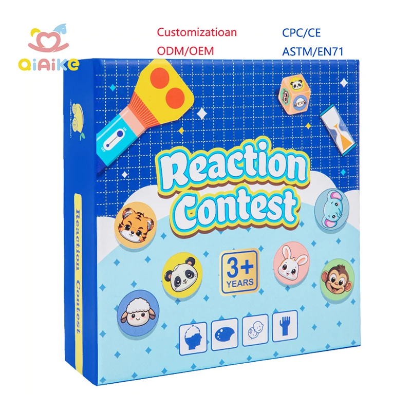 Interactive Educational Game Kids Aged 3-6 Logical Thinking Reaction Pattern Finding Training Quick Matching Educational Play