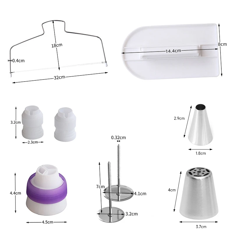 137/110/84pcs Cake Decorating Tools Kit Pastry Baking Utensils With