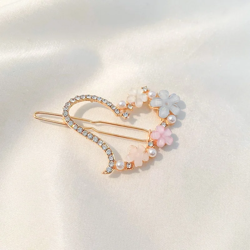 Женские металлические заколки-невидимки золотистые и Серебристые заколки для волос со стразами жемчужинами