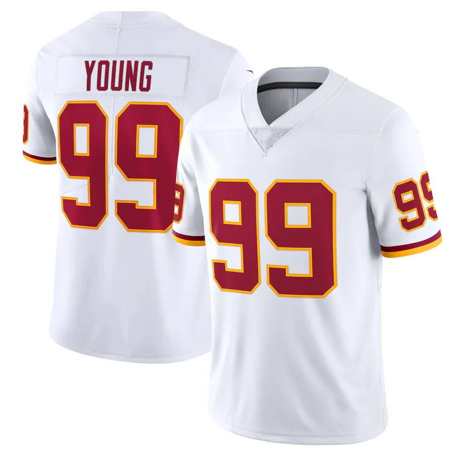 Wholesale Men's 17 Terry McLaurin 4 Taylor Heinicke 7 Haskins JR 99 Chase  Young AWashington Football Jersey S-3XL From m.