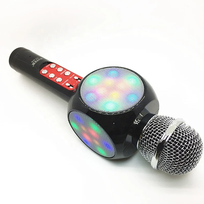 2019 KTV Wireless Karaoke Handheld Microphone USB Player Bluetooth HIFI Speaker 