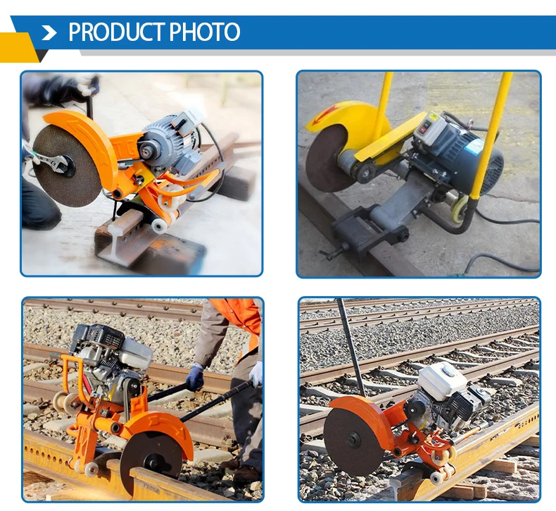 Rail Breaker Machine Abrasive Rail Track Cutter Railway Construction Equipment Internal ...