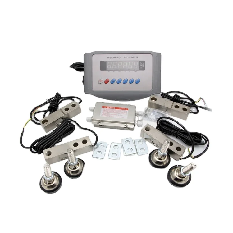 GSB205 Kit Weighing Scale 4 pieces in a set Shear Beam Load Cell Sensor with  display  for forklift cylinder Price