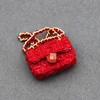 One-shoulder incense cloth bag red