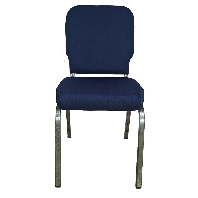 Free Sample Royal Blue Used Church Chairs for Sale Padded Chair for Lectern Church in Kenya