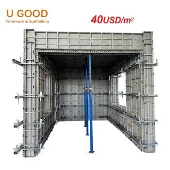 Light Weight Steel Alloy Formwork for Concrete Construction Wall Column Beam Slab Mould Replace Aluminum and Plastic Formwork