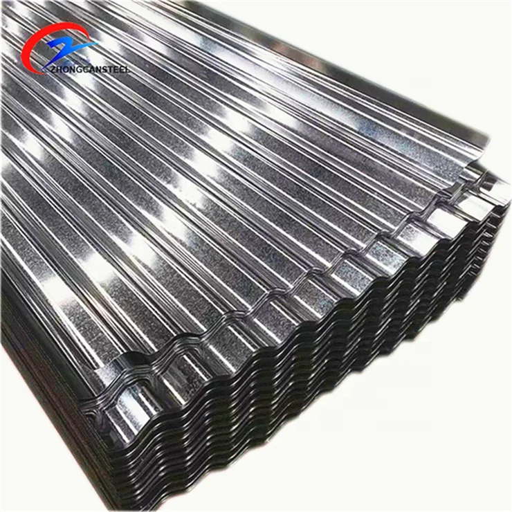Zinc Colored Cheap Metal Galvanized Corrugated Iron Steel / Gi Steel Roofing Sheet Prices Uganda