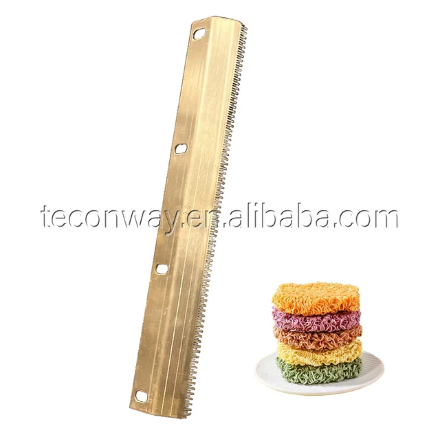 ODM OEM Noodle Comb China Factory for Fuji CNC Lathed Brass Instant Ramen Noodle Comb for Fresh Ramen Noodle Maker 2