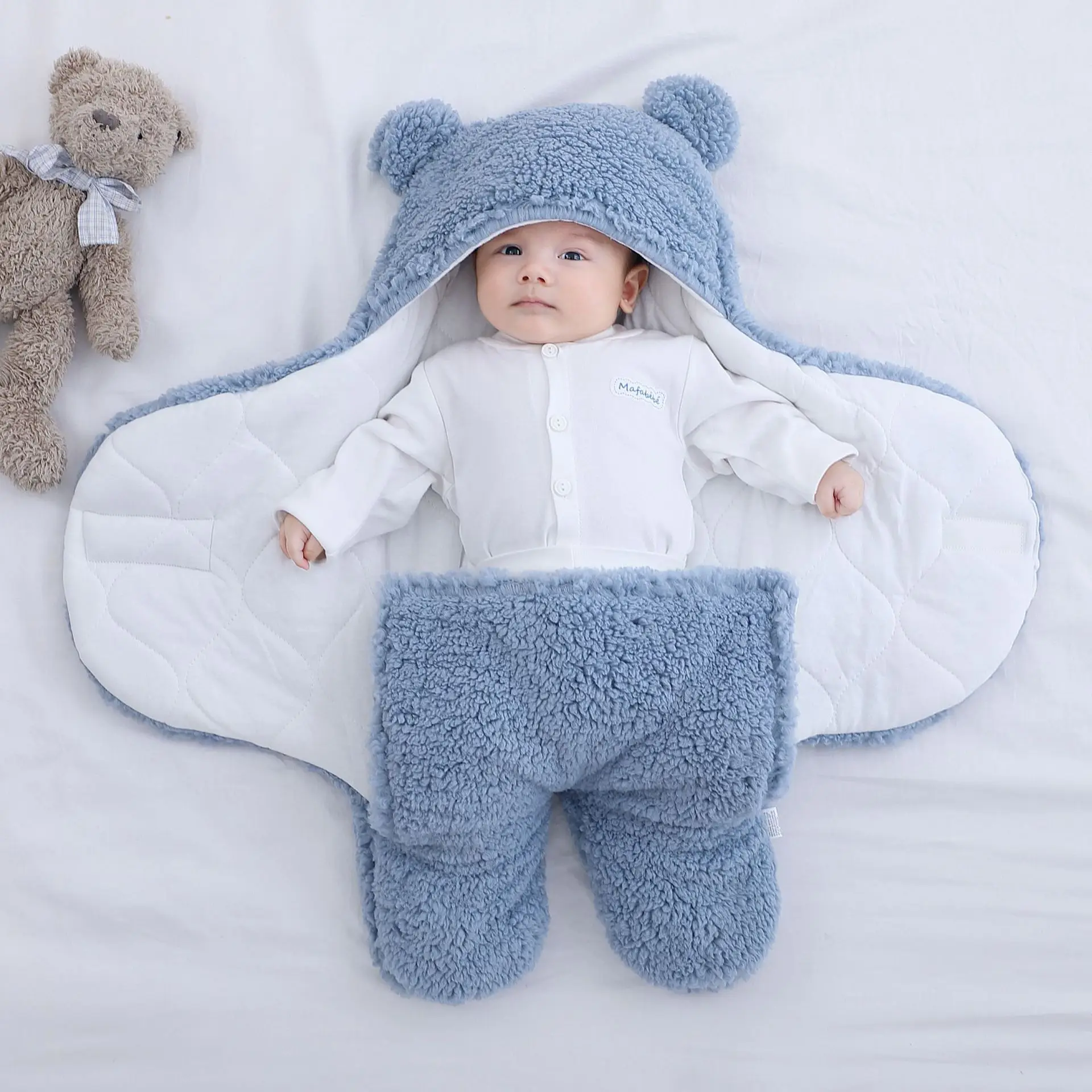 Reasonable Price Wrap Swaddle Blwrap Swaddle Blankets  Stroller Baby Sleeping Bags