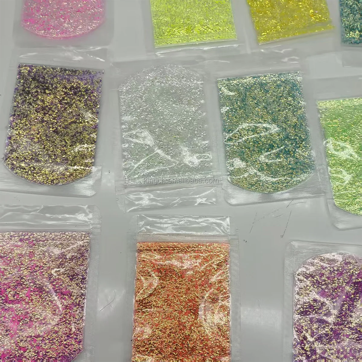 product bulk 2oz bags bubble beads glitter wholesale polyester glitter eco friendly for nails art resin crafts iridescent rainbow-7