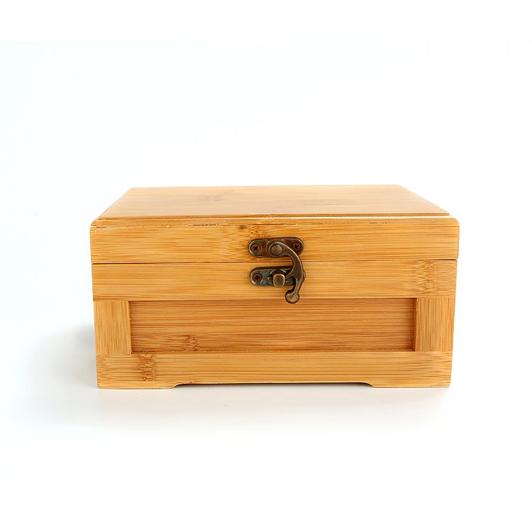 Vintage Jewelry Box Natural Eco-Friendly Bamboo Box