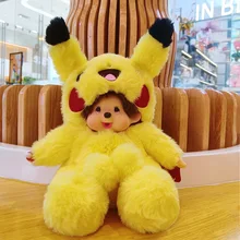 High Quality Stuffed Animal Toys Kawaii Lilo&Stitch Angel Plush Cute Monchhichis Cosplay Totoro-s Stitch-ed Stuffed Kids Toys