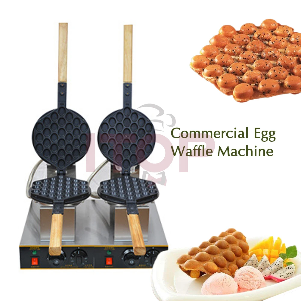 ITOP2800W商用クリスピーエッグロールバブルワッフルベイカー商用
