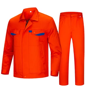 Wholesale Manufacture High Quality Construction Decoration Engineering Work Clothes Uniform Industrial Long Sleeve Work Wear