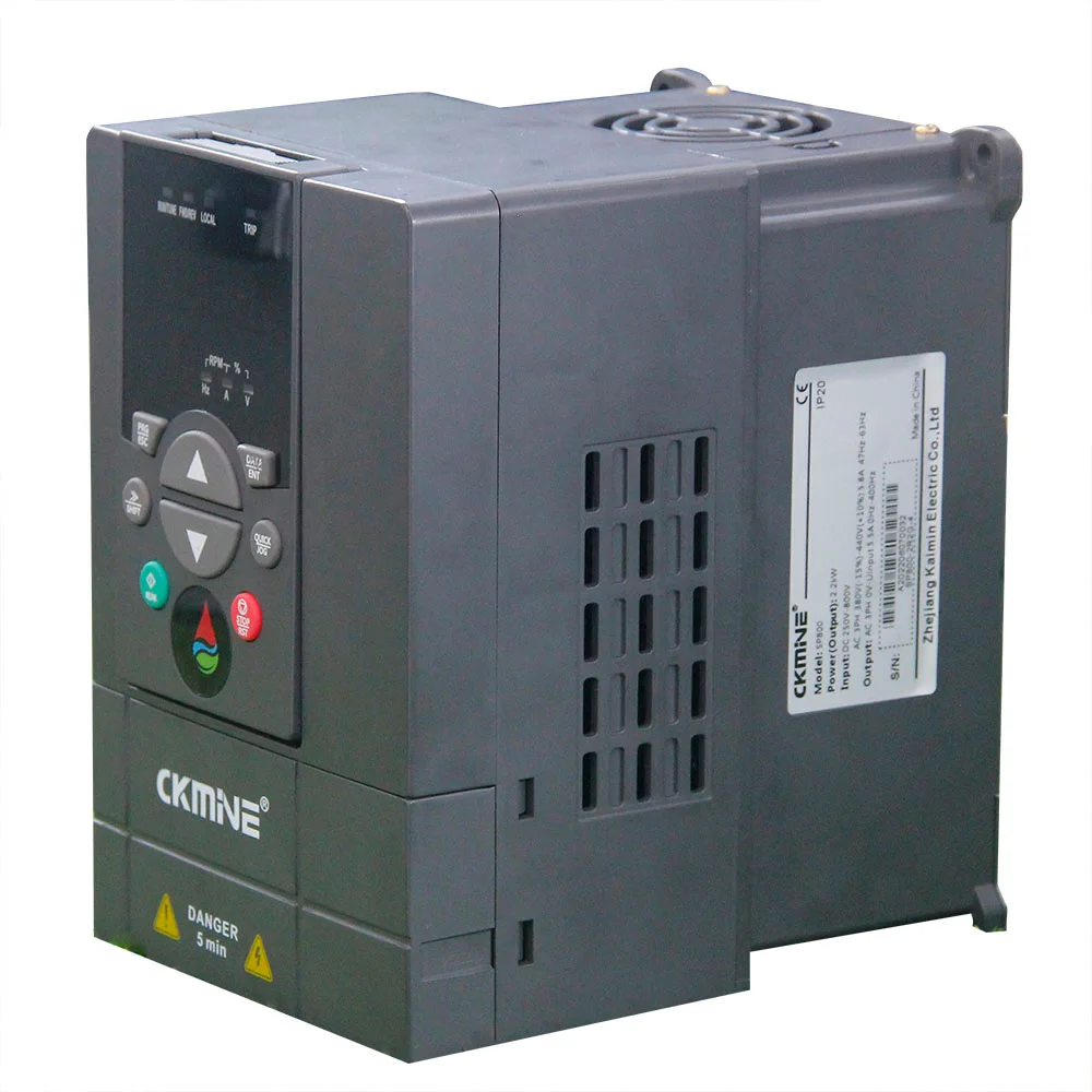 CKMINE Solar Pump Inverter Used Directly PV Panel Pumping System 4kW 5.5HP 3 Phase 220V DC AC VFD Variable Frequency Drive