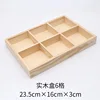 Una elección de calidad: Caja de madera maciza de 6 compartimentos