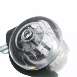 2 Inch Transparent Wheel Two Wheel Furniture Casters Chair Universal Wheel Clamp Spring PU Pulley Office Chair Casters NO 3