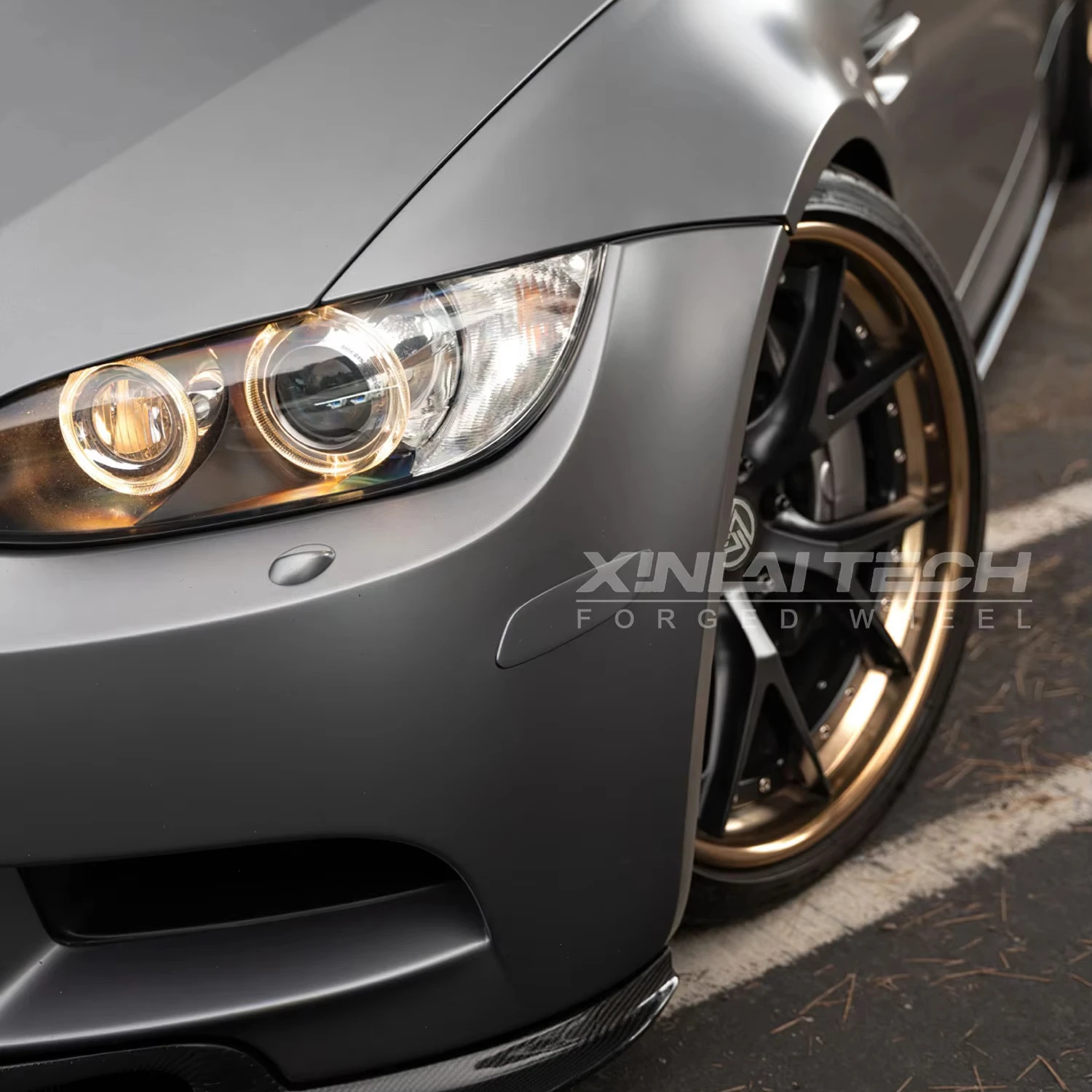 XL Forged Two Piece Alloy Wheels 5x114.3 5x120 5x130 Rims for Porsche BMW Mercedes Luxury SUV Custom CNC Alloy Rims - Image 1