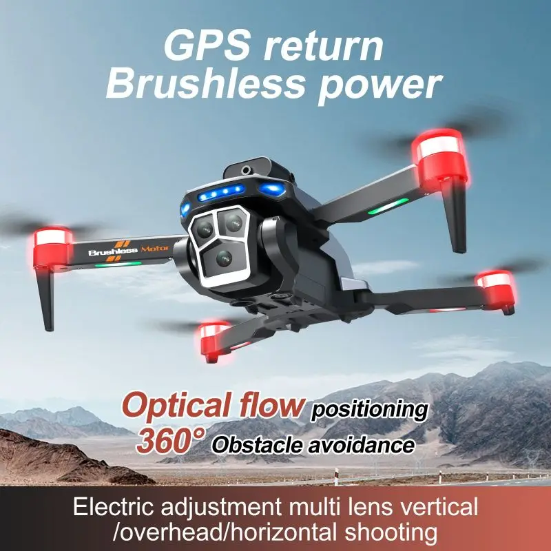 DRONE RC S158GPS Brushless Power Four Axis Remote Control Aircraft Professional Aircraft HD Camera Christmas Children's Gift Toy