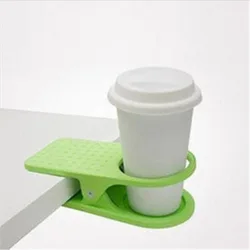 Fashion Cup Coffee Drink Holder Clip Use Home Office Desk Table