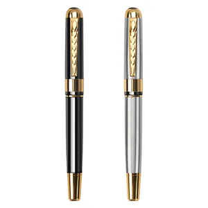 Fat Body Big Luxury Metal Roller Ball Signature Pen with Customized Logo