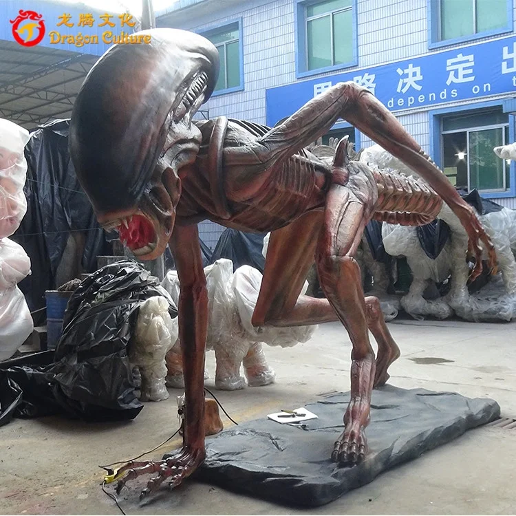 High Quality Attractive Simulation Monster Life Size Alien ET Models for Sale