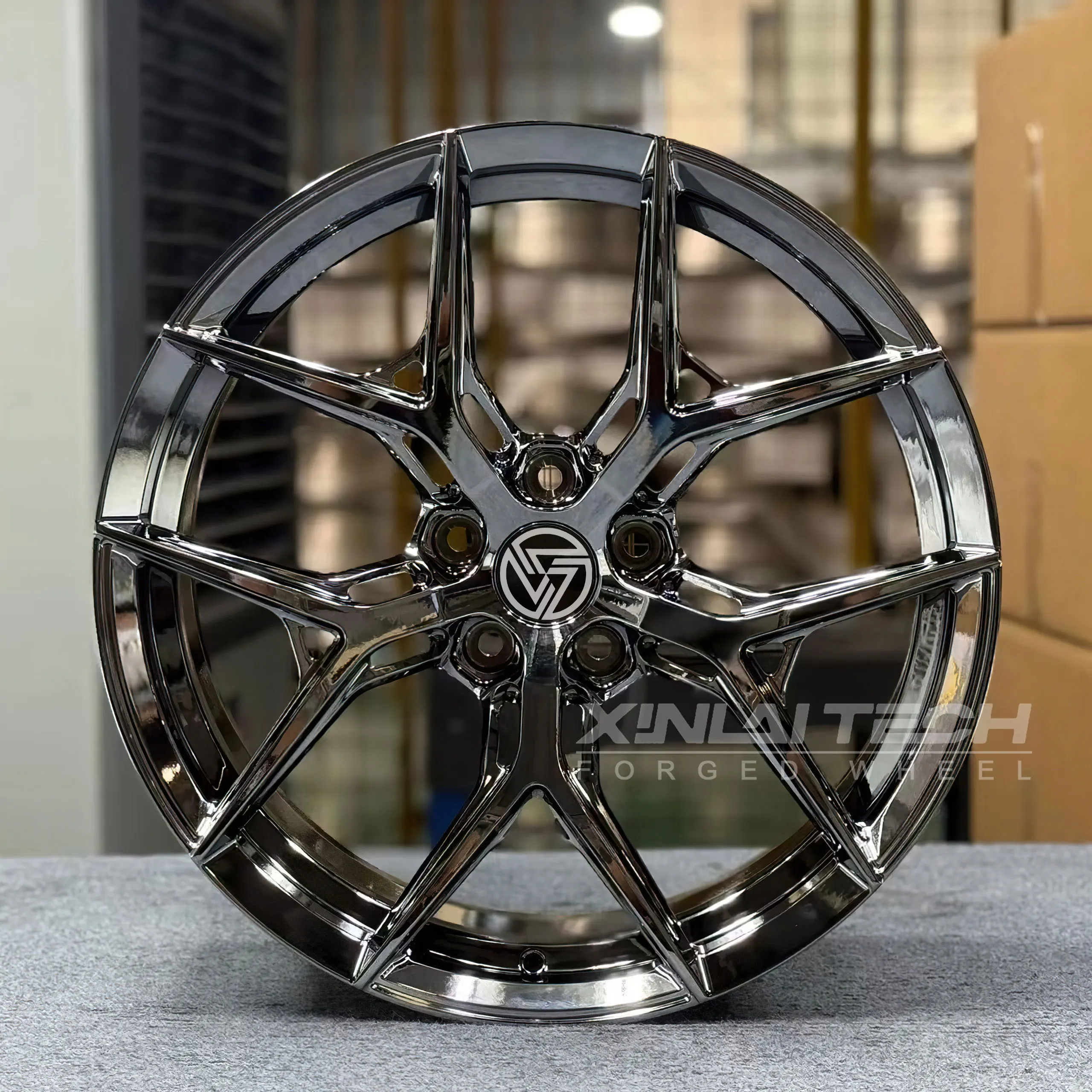 XL 1-Piece Monoblock Chrome Custom Forged Wheel 5x114.3 5x120 5x112 Racing Car Wheels for bmw audi benz Jdm Car Wheels - Image 5