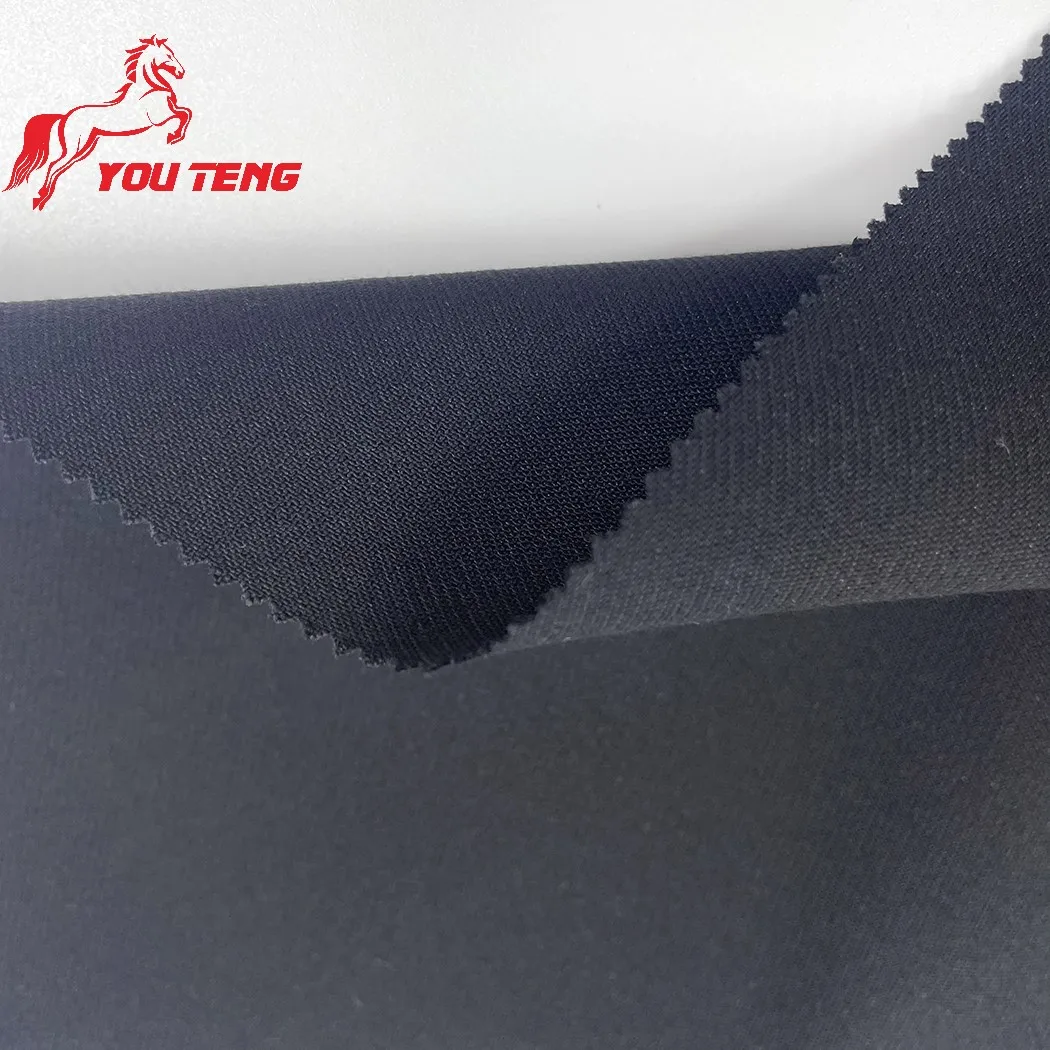 250GSM двойной слой 4 Way Stretch ткани териленовая поролоновая TR костюмная ткань твил ткань для брюк