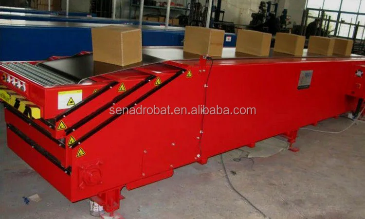 Telescopic Belt Conveyor Simple Operation for Container Loading and Unloading System