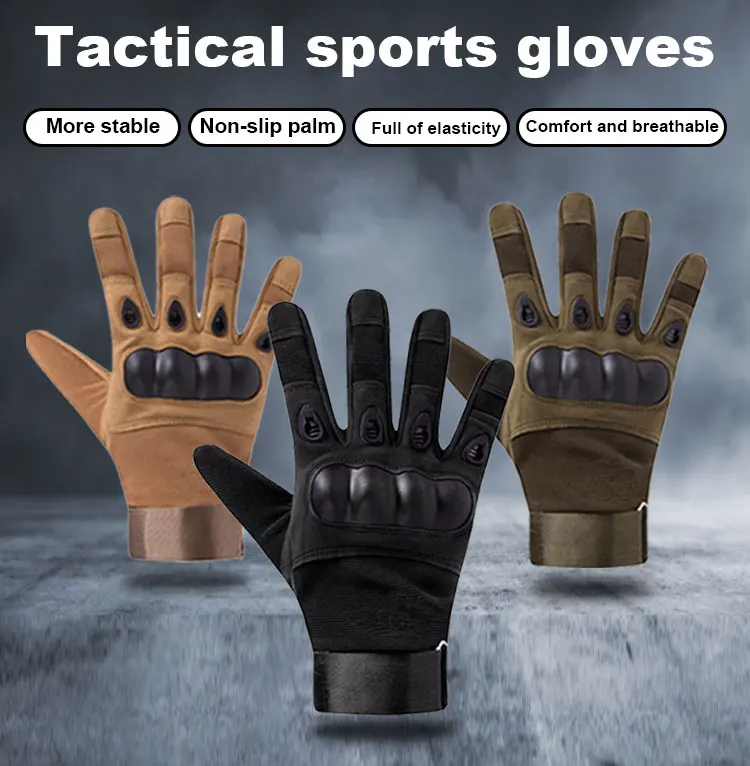 Wholesale Tactical Gloves Control Full Finger Outdoor Racing Training ...