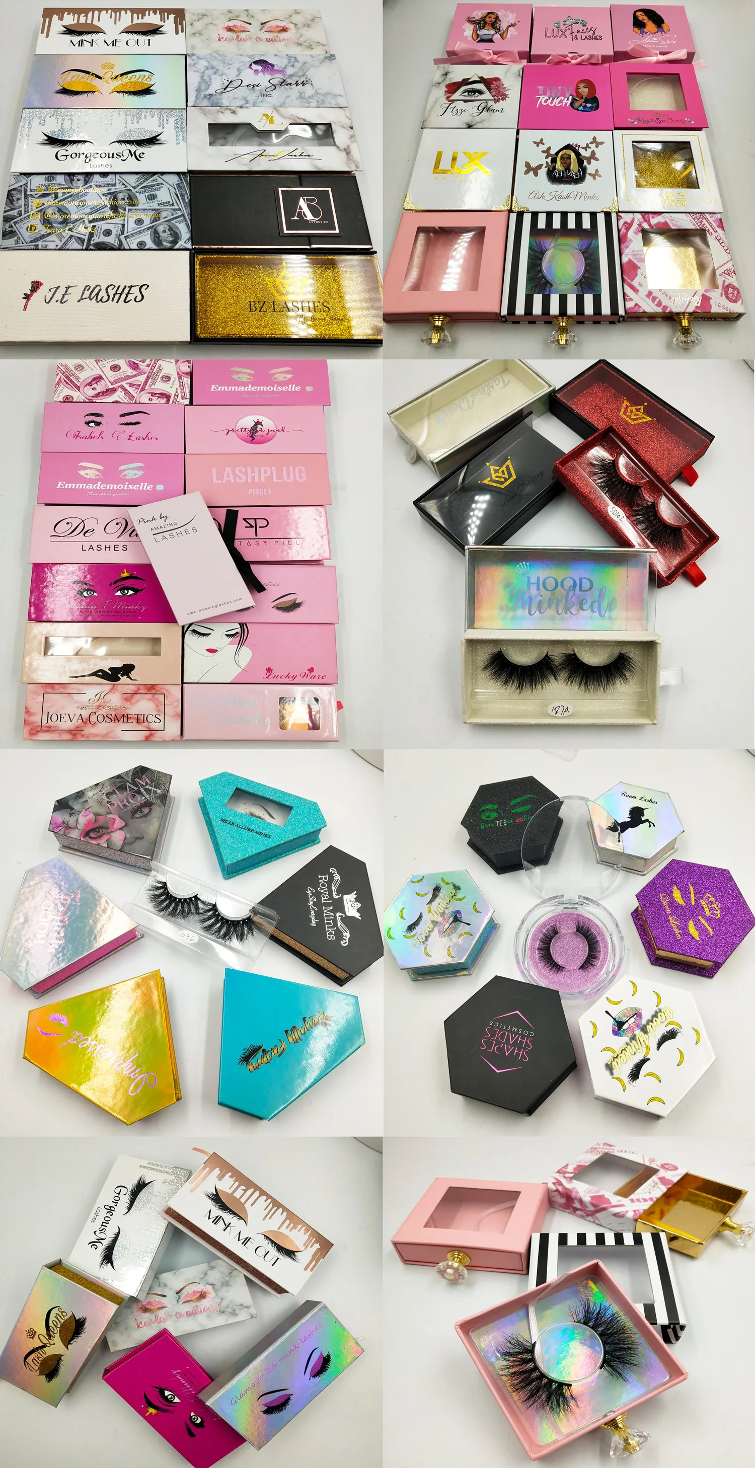 Siberian Real Mink Long Luxury Lash Mink Natural Handicraft 25mm Real