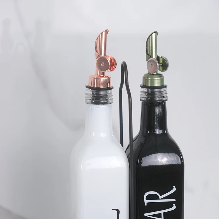 thumbnail image 2 of Pourer Cork With Cap For Bottles - Leak-Proof For Oil, Vinegar, Wine, Spirits 2 of 3