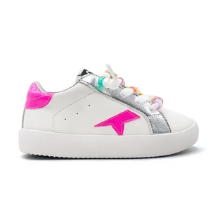 Wholesale Girls Sneakers Shoes New Fashion Cartoon Design Footwear for Children Casual High Quality Pink Baby Kids' Sport Shoes