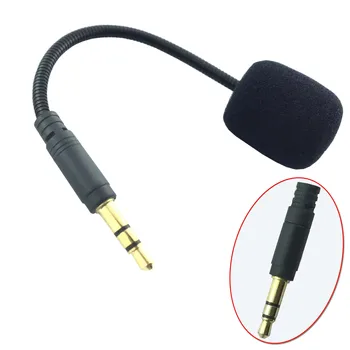 Mic 3.5mm Wired Stereo Gaming Headset Microphone HD Voice Mono Microphone for Mobile Phone Laptop Recorder