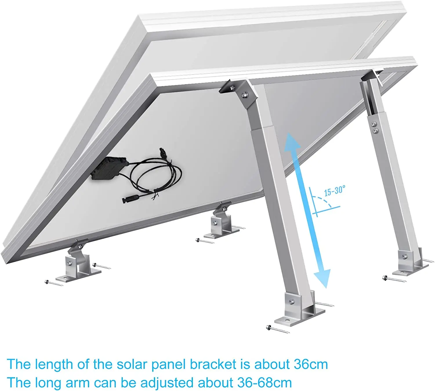 Adjustable Triangle Racks For Flat Roof Solar Panel Energy Bracket ...