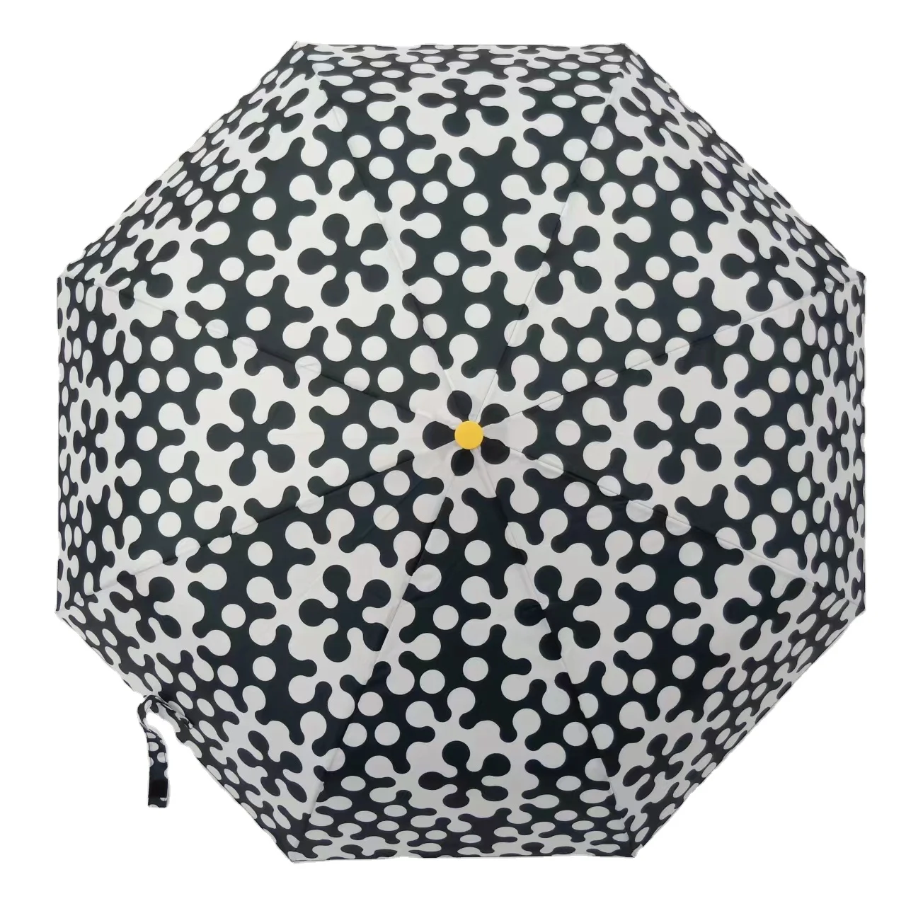 210T PG высокое качество супер дождь-устойчивый индивидуальный цвет цифровой печати 3 складной зонтик