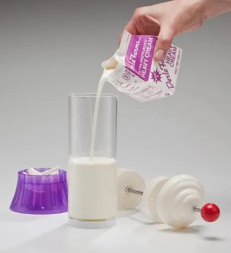 Food Grade Hand Cream Maker Metal and Plastic Milk Frother With Dessert Tools Steel Cream Charger Whipped Cream Dispenser