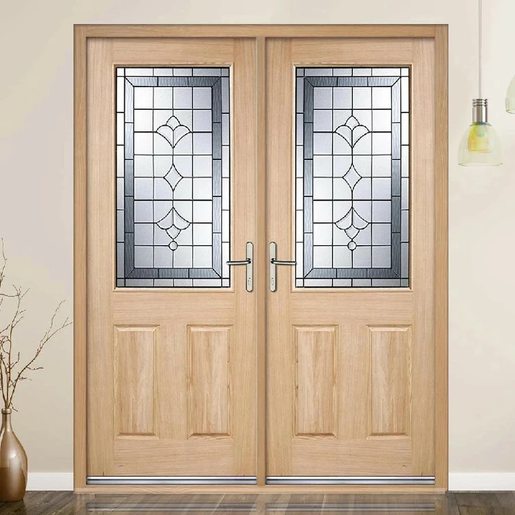 VDomDoors Ballucio 34.15'' x 79.2'' Wood Front Entry Doors