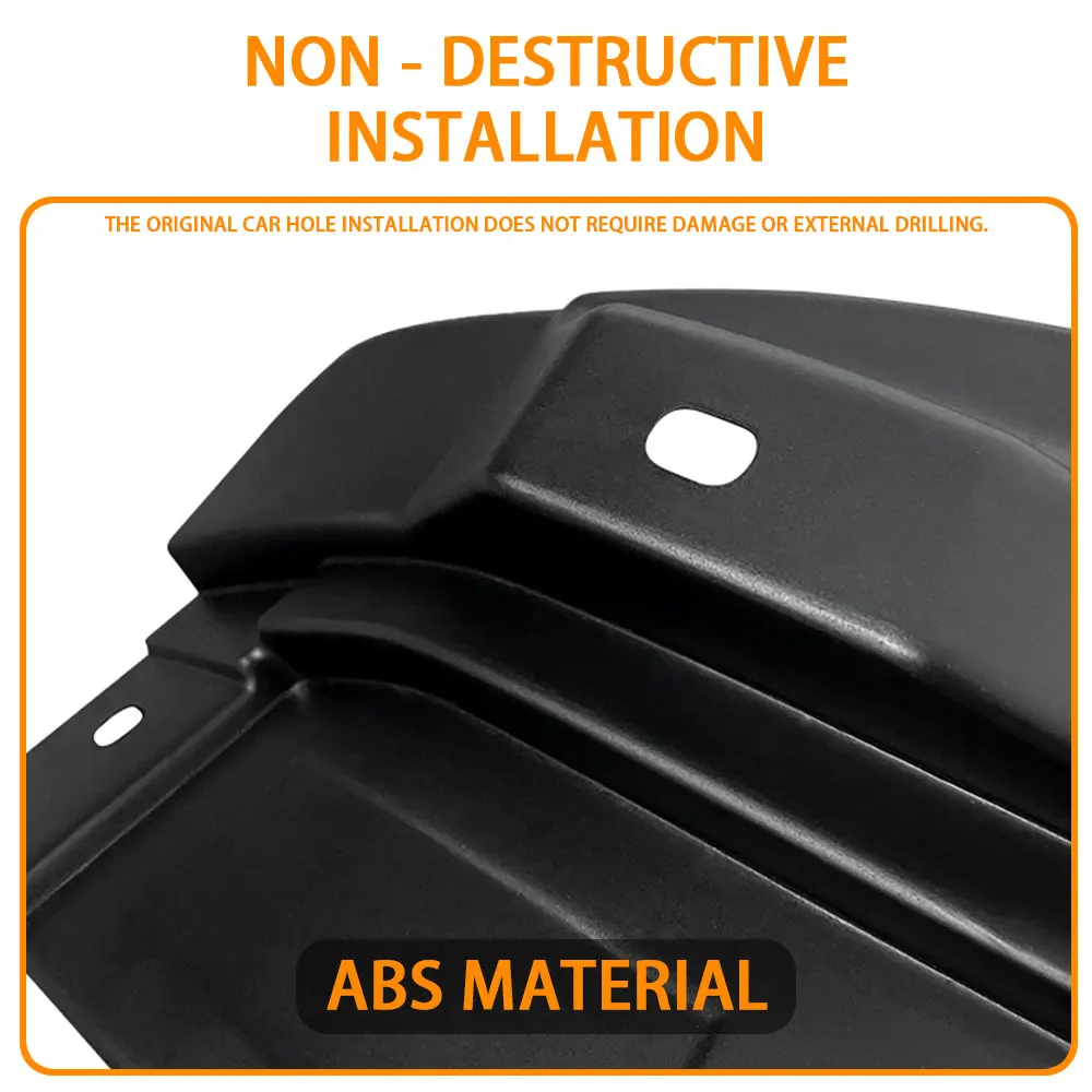 2Pcs Fender Car Mudguard Refit Rear Tire Fender Special Decoration Rear Door Lining Fender for Toyota Land Cruiser Prado LC250