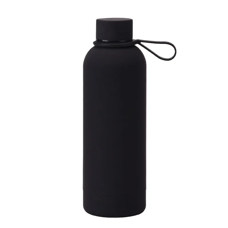 17oz/500ml 750ml 1000ml Rubber Paint Vacuum Insulated Sports Bottle ...