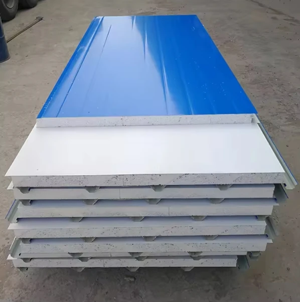 Lightweight Thermal Insulation Color Steel Sandwich Panels High Efficiency Energy Solution EPS PU Foam Walls Roofs Exteriors
