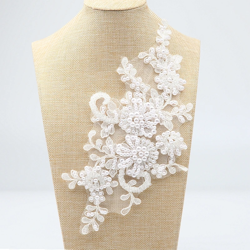 beaded lace appliques