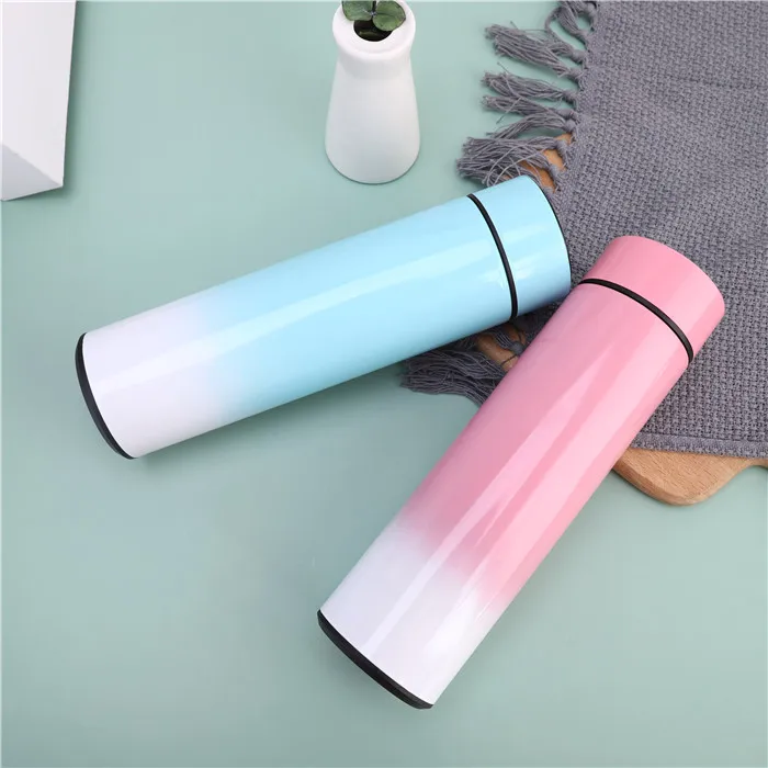 450 ml Sublimation Smart Stainless Steel Vacuum Flask with LED