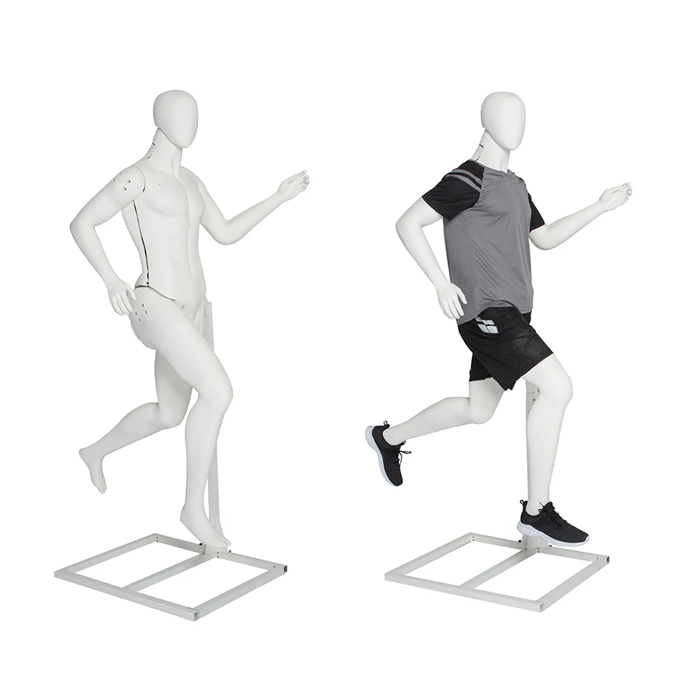 E-PB Electrical Robot Running Pose Male Mannequin