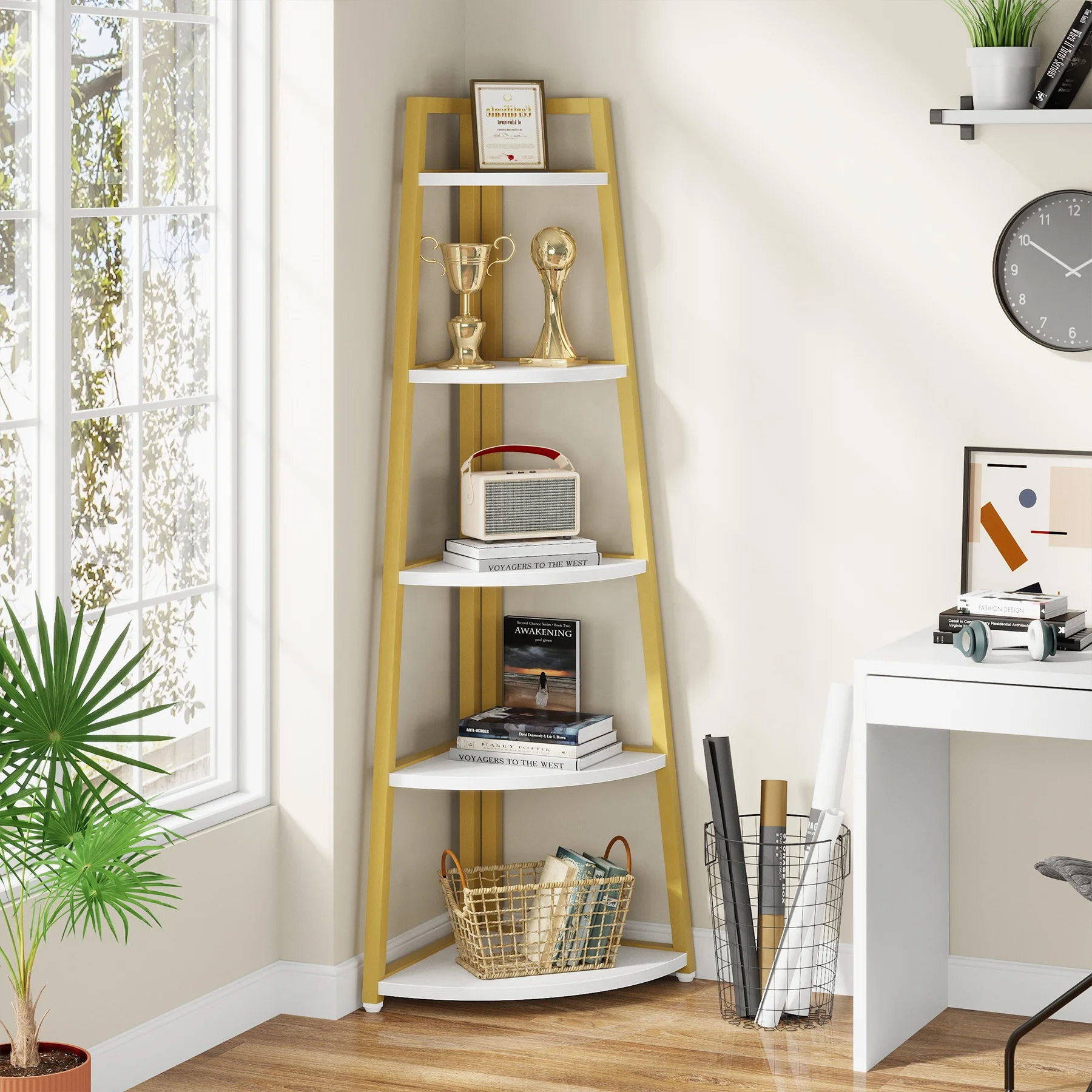 Tribesigns-Furniture-White-