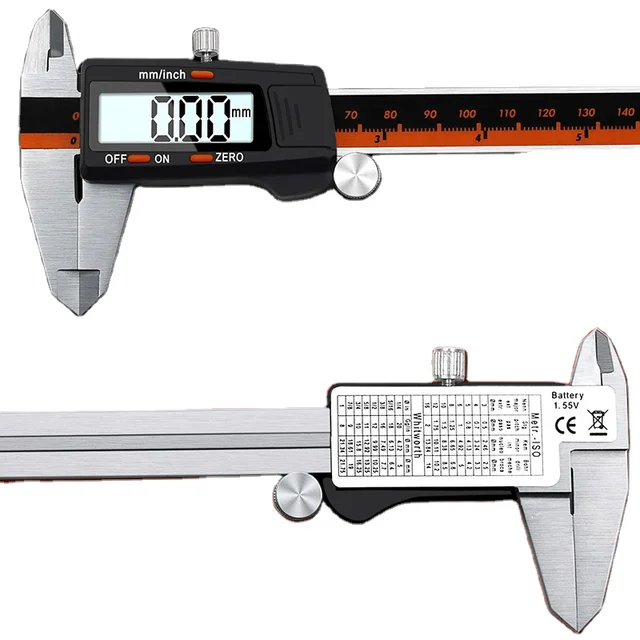 High Precision Electronic Digital Vernier Caliper  Millimeter Caliper 150mm Stainless Steel Electronic Digital Calipers