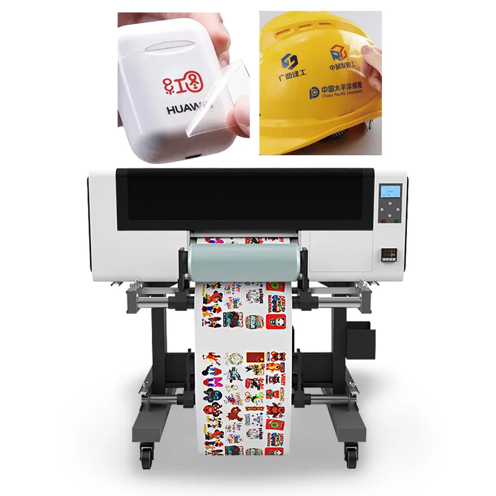 DOMSEM Roll to Roll UV DTF Film Sticker Printing Machine All in One UV DTF Printer