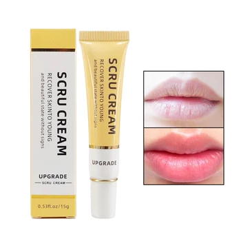 15g Lip Scru Cream For Moisturizing Repairing Dry and Chapped Lips Natural Exfoliating Dead Skin Lip Scrub