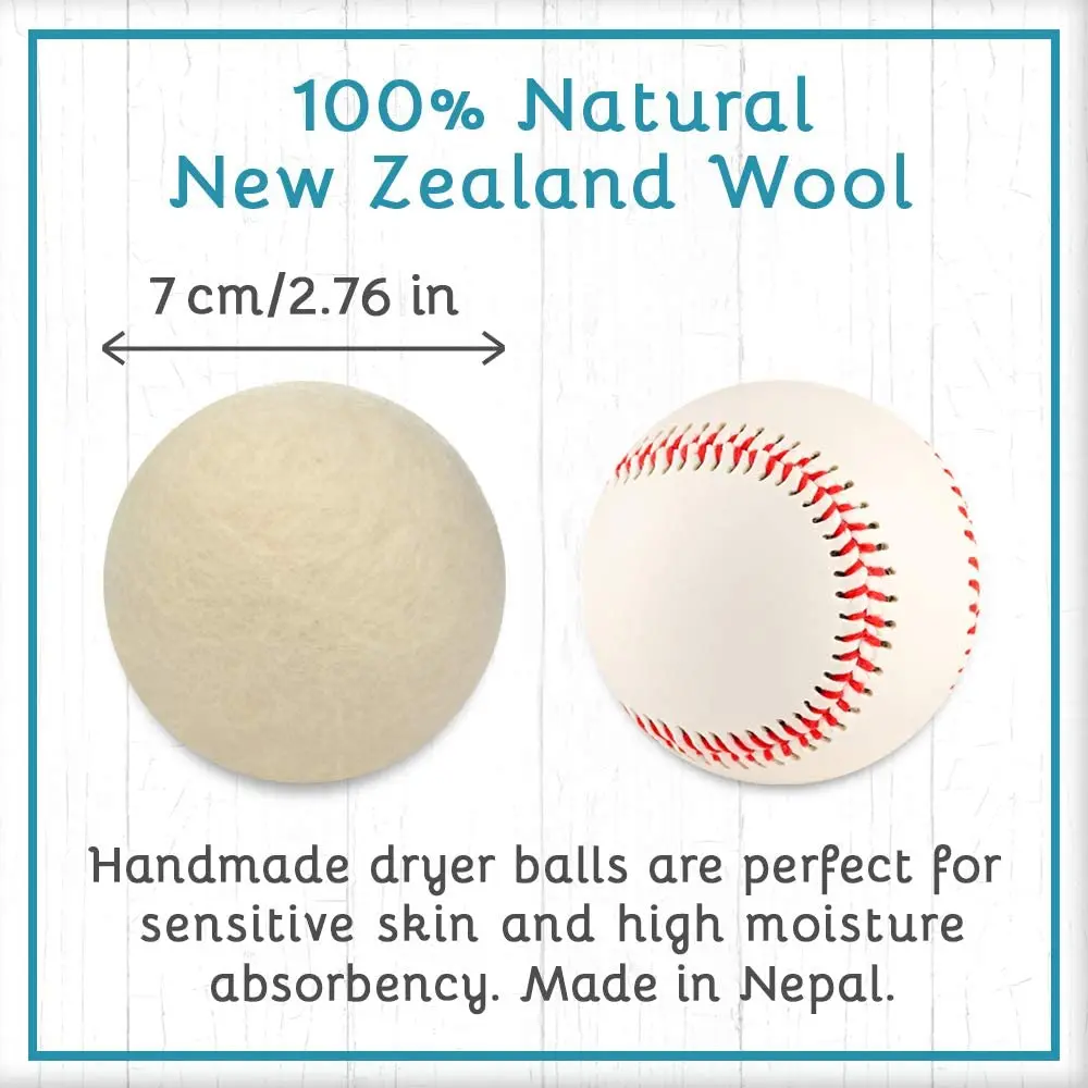 Xl 7cm Natural 100 Wool Vegan Custom Wool Dryer Balls Buy Dryer Ball