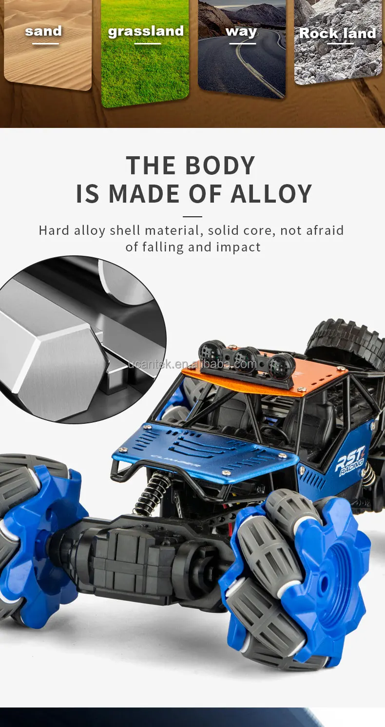 1/20 Rock Climbing Rc Stunt Car Vehicle Hand Gesture Sensing & 2.4g